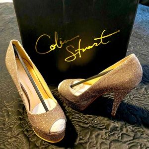 Colin Stuart Elegant Peep Toe Hills